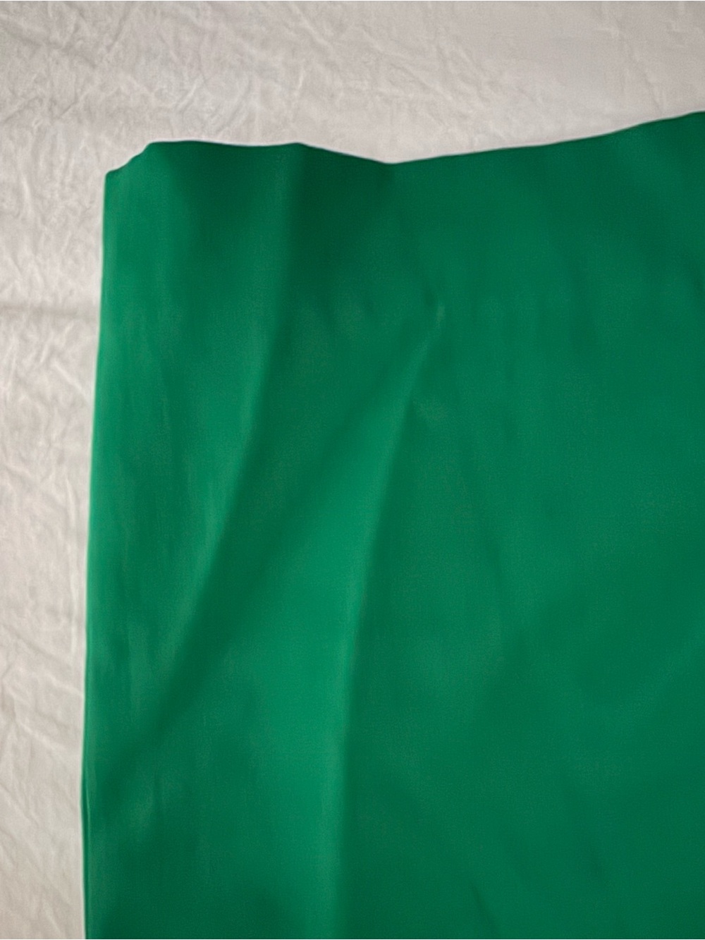 Classic Green Pencil Skirt - Women's Tailored mini skirt - Picture 4 of 5